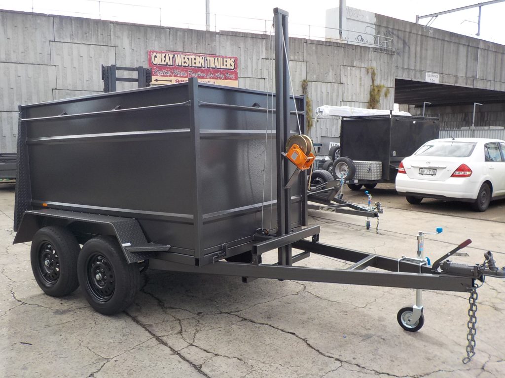 Winch Tipper Trailers Double Axle Great Western Trailers