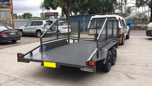 Car Trailer with Cage 1