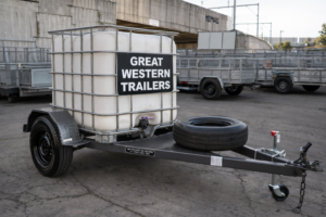 IBC tank trailer 1000L single axle 2000 GVM Sydney