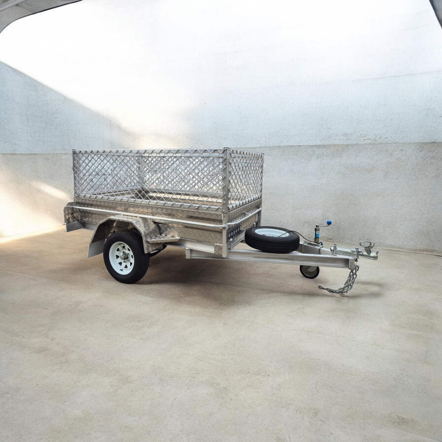 Aluminum 7x5 Box Trailer