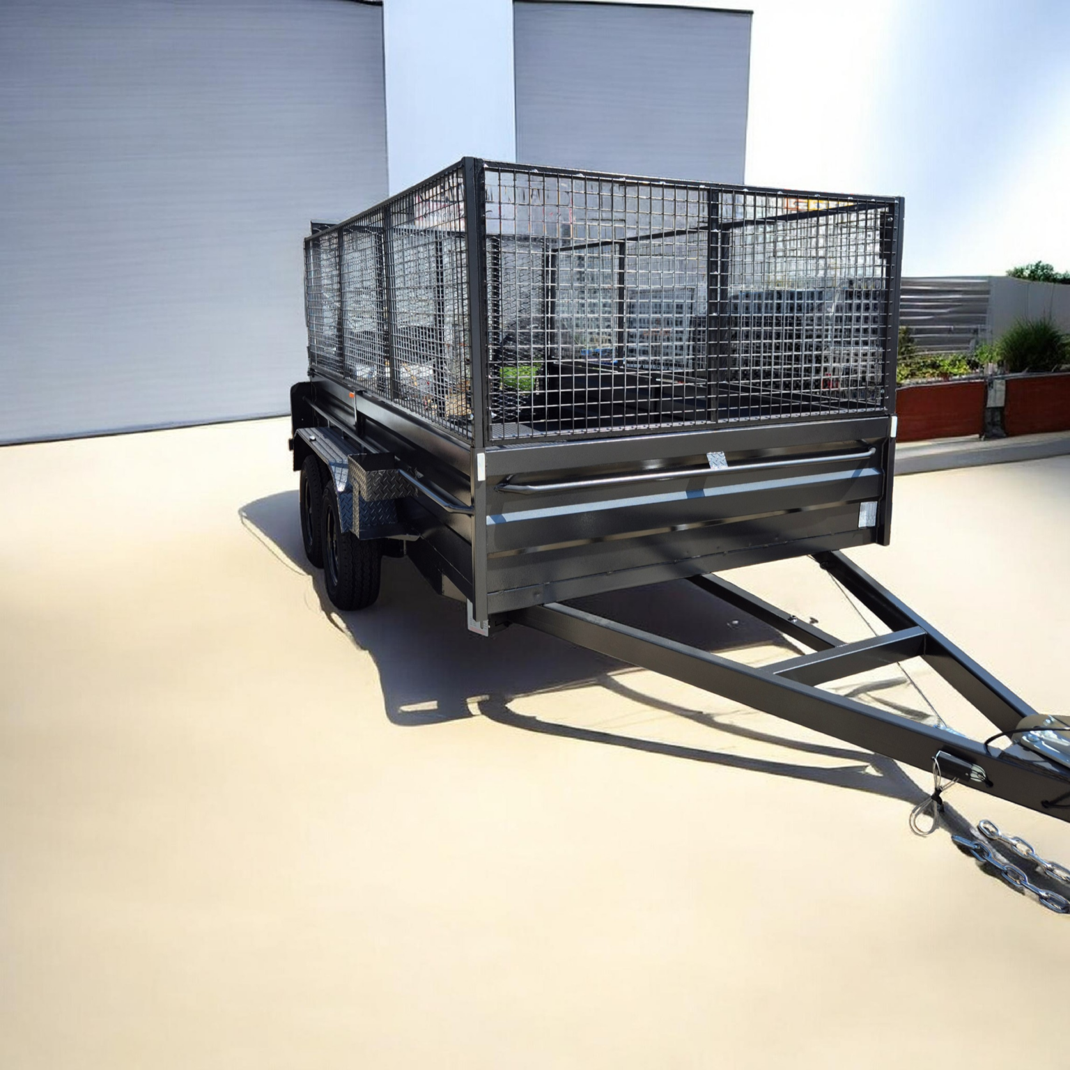 10x5 Box Trailer Tandem