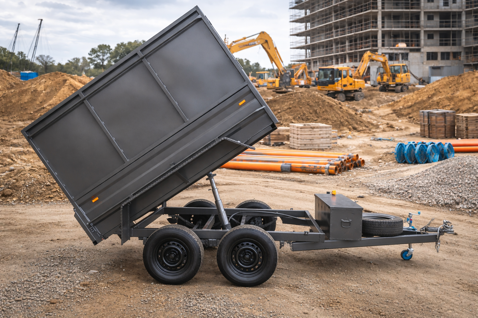 8X5 HYDRAULIC TIPPER 3500GVM 2