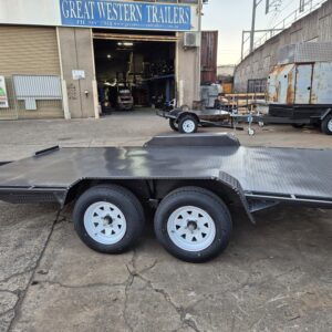 16x6.6 Car Trailer Dual Axle Electric Brake 2800GVM